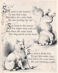 1930 Old Mother Hubbard (Die alte Mutter Hubbard), Kinderreime