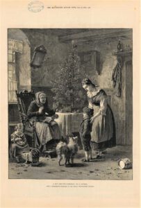 Druck ,,A new Suit for Christmas'' by H. Werner