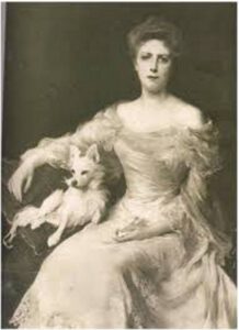 Portrait der Gräfin Mária Esterházy de Galántha (1870 - 1962), unbek. Künstler