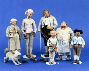 . . . und auch der Spitz aus seinem "natürlichen Umfeld" von Wilhelm Busch darf nicht fehlen (1941)
Quelle - DFF-Firmenarchiv Gebrüder Diehl. (Adolf und Luisa Haeuser-Stiftung für Kunst und Kulturpflege)
