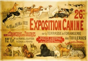 Hunde-Ausstellung Paris1899