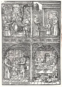 Illustrationen von Ioannem Bellerum, 1564, aus Pupillorum Patrocinium, Legum et Praxeos Studiosis, Non Minus., Damhouder, Josse de [Jodocus], S. 01