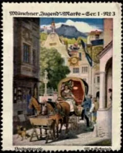 Münchner Jugend-Marke (Entwurf von J. Frank