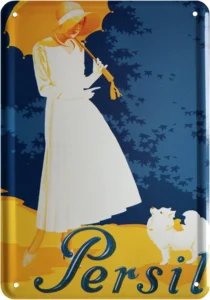 Blechschild der Fa. Persil, ca. 1920er Jahre