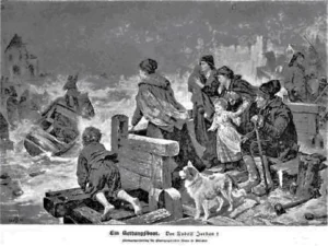 Jordan, Rudolf (1819 - 1887) 1880 (ca.) Ein Rettungsboot