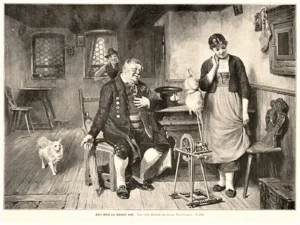 Kauffmann, Hugo (1814 - 1915) 1890 Alter schützt vor Thorheit nicht
