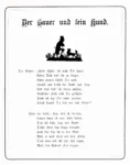 Konewka, Paul Emil Valentin (Scherenschnittkünstler) 1874  ,,Der Bauer und sein Hund''