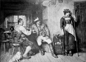 Kauffmann, Hugo (1844 - 1915) 1891  ,,Neckereien'', in Die Gartenlaube (1891) S. 701