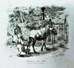 Reyl 1845 Heimkehr aus dem Acker, Radierung