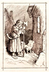 Richter, Adrian Ludwig (1803 - 1884) 1862 aus dem Buch ,,Es war einmal'' S. 91 Alles Ding währt seine Zeit - Gottes Lieb' in Ewigkeit!