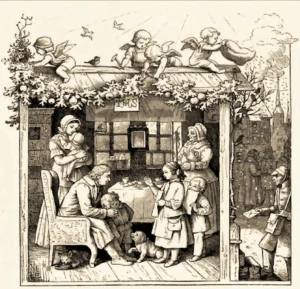 Richter, Adrian Ludwig (1803 - 1884) JJJJ Lass auch dies Jahr gesegnet sein