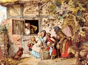 Richter, Adrian Ludwig (1803 - 1884) JJJJ Mein Nest ist das Best