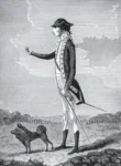 Rushbrooke. Barham 1770 - 1771 (ca.) General Charles Lee mit seinem geliebten Hund Spado