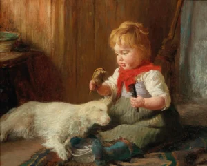 Schlesinger, Felix (1833 - 1910) The young Hairdresser
