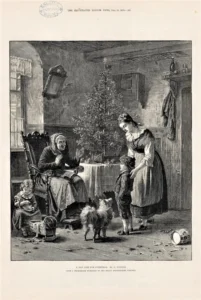 Werner, Hermann (1816 - 1905) JJJJ Druck ,,A new Suit for Christmas''